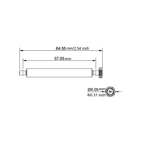 Pack of 2 Printer Roller for Pax A920,S910,D210 Printer Roller for Payment Terminals Replacement
