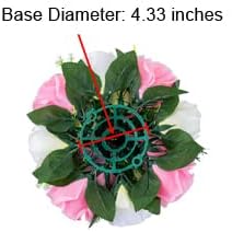 Flower Centerpieces for Wedding Tables: Wedding Table Decorations Pink & White Flower Balls Centerpieces for Engagement Cerebration Party Center Pieces 6 Packs