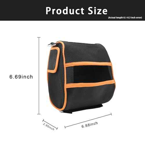 Carrying Case for Zebra ZQ520 ZQ521 Printer, Shoulder Belt Holster for ZQ520 ZQ521 Label Printer Orange, Universal, BZZQ520H1-O