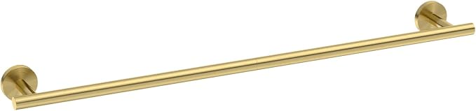 USHOWER Light Gold Bath Towel Bar, 30-Inch Towel Racks for Bathroom Wall-Mounted, SUS304 Stainless Steel Towel Rod (Total Length 32-Inch)
