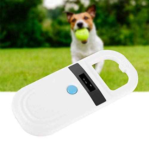 Pet Microchip Reader RFID 134.2Khz, Pet ID Microchip Scanner with 0.91 Inch High Brightness OLED Display and Rechargable by Type-C for Animal Tracking