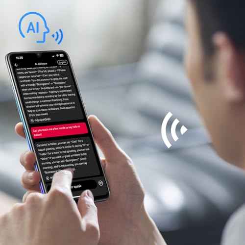 MINISO X33 AI Translation Earbuds Real Time OWS Wireless Bluetooth Earphones 135 Language Translator Earbuds Open Ear translating Headphones fit iOS & Android for Travel Business Learning Pink