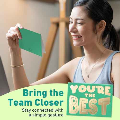 S&O Employee Appreciation Cards for Coworkers - 8 Designs - Assorted Thank You Cards with Envelopes - For Office Staff Recognition, Work Anniversary & Gratitude - Staff Appreciation, 4x5.5¡±