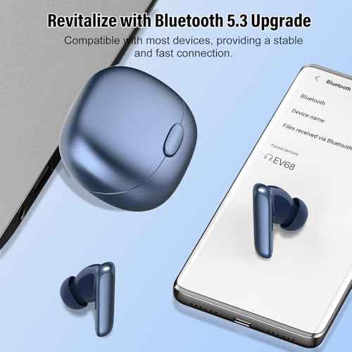 AI Language Translation Earbuds, 3-in-1 Translator Earbuds Real Time with 7 Translation Modes, with Audio and Video Call, 164 Language Bluetooth 5.3 Headphones Translating Device, Dark Blue