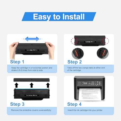PB-211 Toner Cartridge Compatible for PB211 PB-211E PB211EV Black Toner Cartridge Work for Pantum P2502W P2500W M6552NW M6550NW M6600NW M6602NW Series, Yeild up to 1600 Pages (2 Black)