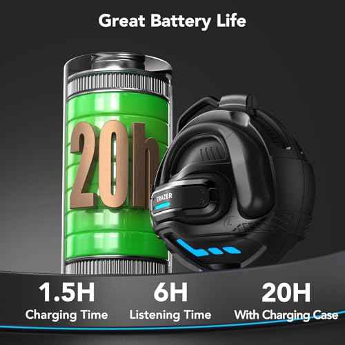 ERAZER X8 AI Language Translation Earbuds, Real-Time Translator Earbuds for 135 Languages, 3-in-1 Two-Way Translation Device with APP for iOS&Android, Translation Headphones for Travel Business