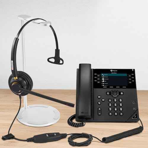 Arama Phone Headset for Cisco Landline, Noise Canceling Microphone Mute Switch Telephone Headset Compatible with Cisco IP-7821 7841 7942G 7931G 7940 7941G 7945G 7960 7961G 7962G 7965G 7975G 8811 8841