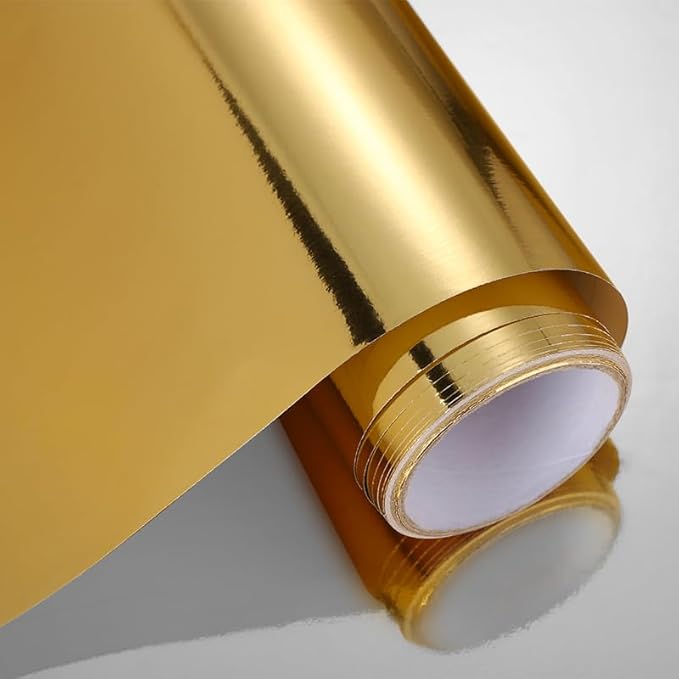 PerkHomy Colored Cellophane Wrap Roll 16" x 100' 3 Mil Thick Cellophane For Gift Basket Treats Goodie Wrapping Craft Flower Bouquet Plastic (Reflective, 100ft (16in Width))
