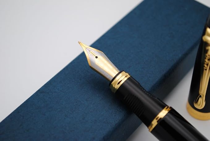 JINHAO X450 Fountain Pen M Nib (Bright Black)