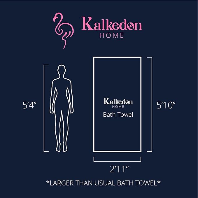 Organic Turkish Cotton Hand Towels for Bathroom | Oversized - 17 x 35 Inches | Large Soft Plush Fluffy Highly Absorbent Towels for Kitchen, Hand and Face (Sky Blue, Hand Towel)