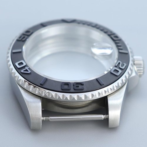 NH35 Diver Waterproof Watch Case - 40mm Sapphire Crystal Glass for NH35, NH34, NH36, Miyota 8215, ETA 2824