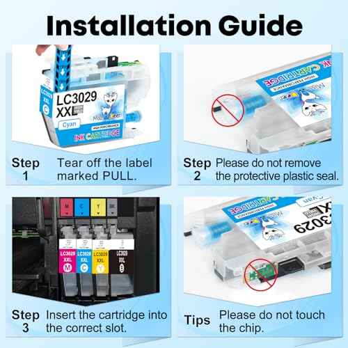 Miss Deer LC3029XXL Ink Cartridges, High Yield Replacement Ink for Brother LC3029 LC3029XXL Work for MFC-J6535DW MFC-J6935DW MFC-J5830DW MFC-J5930DW MFC-J5830DWXL J6535DWXL, 2 Sets