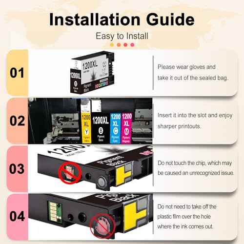 Miss Deer Maxify 1200 Ink Cartridges Color, Compatible Replacement for Canon 1200XL PGI1200 XL for Maxify MB2720 MB2120 MB2020 MB2050 MB2320 MB 2720 2120 Printer (2 Cyan, 2 Magenta, 2 Yellow) 6-Pack