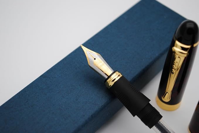 JINHAO X450 Fountain Pen M Nib (Luxury Gold Powder Paint)