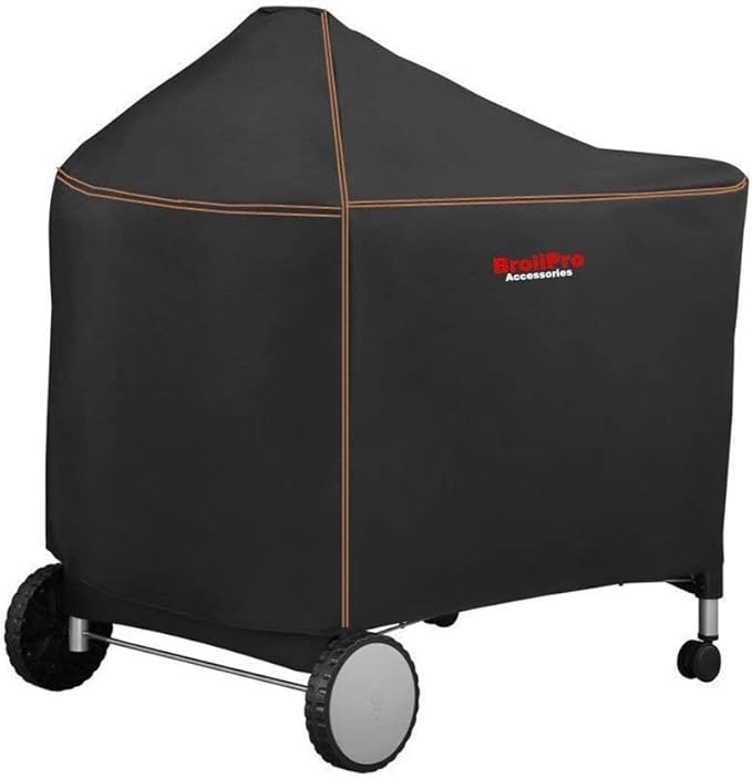 BroilPro Accessories BPA23 Heavy Duty Grill Cover for Weber Charcoal Grills (Compared to Weber 7152)…