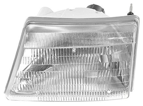 TRQ Headlight Assembly Set for 1998-2000 Ford Ranger - Includes Driver & Passenger Lights, Model LKA87006