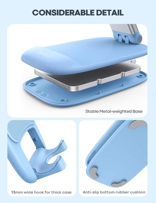 Lamicall Cell Phone Stand - Blue Desk Organizer for 4-8'' Smartphones | Perfect Easter Basket Stuffer
