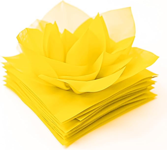 SANZIX 150 Sheets Yellow Tissue Paper for Gift Bags Bulk 14x20 Inch - Yellow Christmas Wrapping Paper for Gifts Wrap, Bouquet, Wedding, Birthday, DIY, Holiday, Thanksgiving & Christmas Decorations