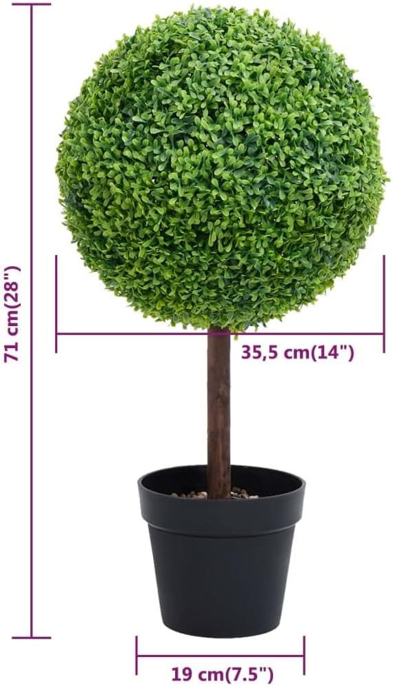 Decorative Faux Plants Indoor or Outdoor, Artificial Plant Green