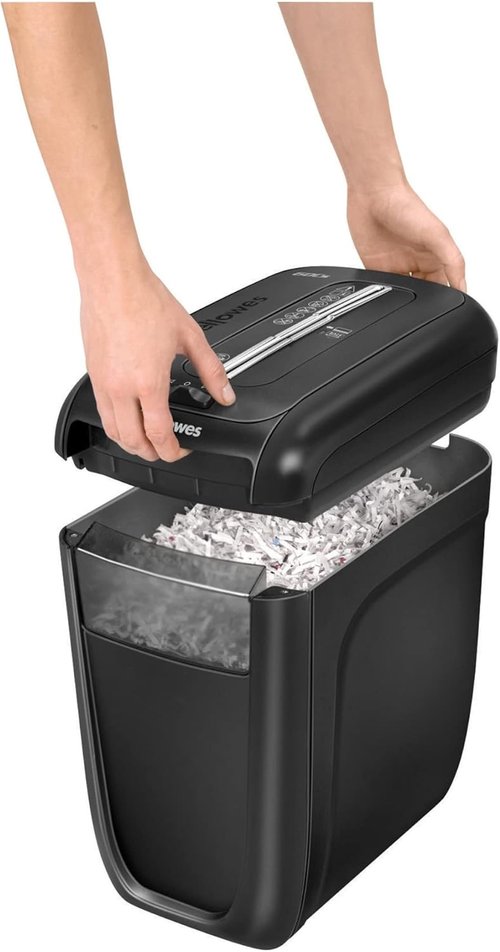 Fellowes 4606001 10-Sheet Credit Card Shredder - Enhanced Safety Features for Secure Shredding