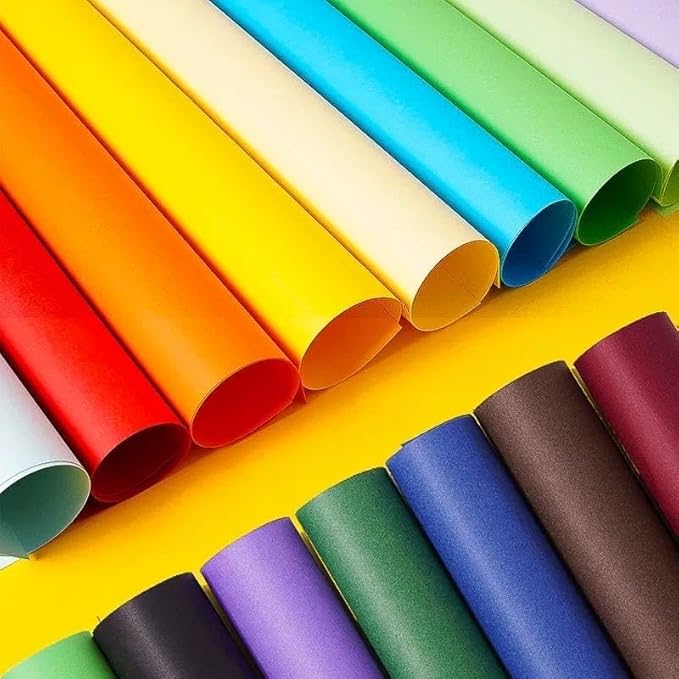 Vanhench 17.8"x1500" (125') Red Wrapping Paper, Wrapping Kraft Paper for Christmas/Mothers Day/Floral Bouquet/Gifts Wrapping/Poster/Bulletin Board/Construction