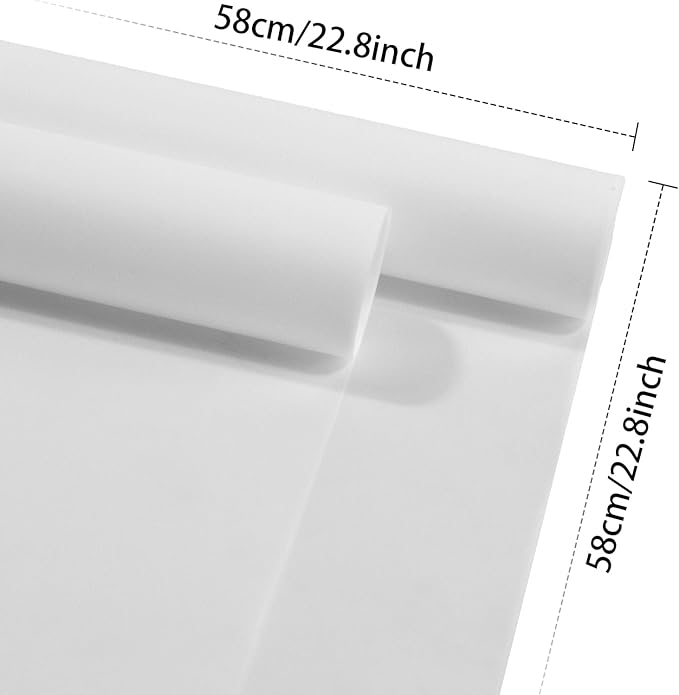 DEWJDFSC 20 Sheets Flower Wrapping Paper,Waterproof Floral Korean Bouquet Wrapping Paper, Florist Supplies, Suitable for Flowers Gift Packaging (Pure White)
