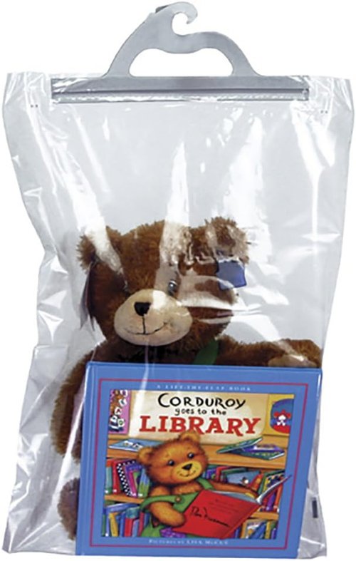Monaco Hanging Storage Bags - 10-Pack Clear Plastic Bags for Classroom & Library | 14 x 21 Inches