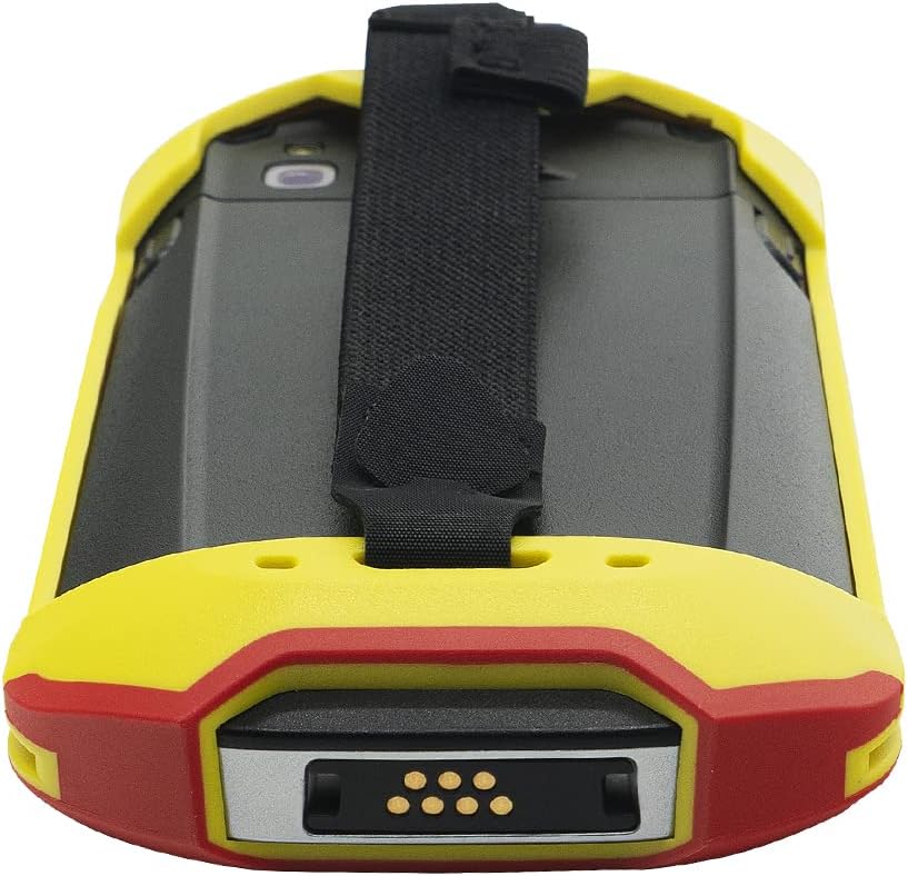 Zebra Protective Cover Bumper Case - Rugged Boot with Hand Strap for TC51, TC52, TC56, TC57 | Red & Yellow