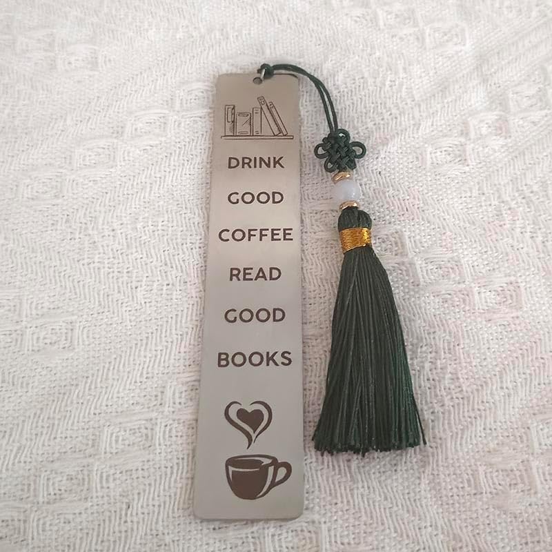 Skiennix Coffee Lover Bookmark - Perfect Gift for Bookworms | Ideal for Reading Enthusiasts