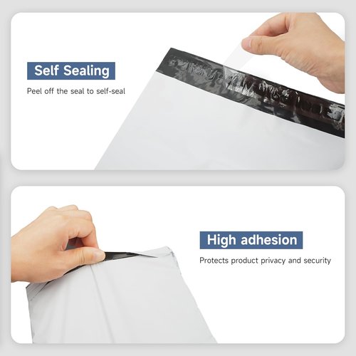 KKBESTPACK Poly Mailers - Self-Sealing Shipping Envelopes | 12x15.5 Inches, 200 Pack