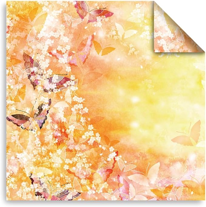 Origami Paper Kit 100 Sheets 70GSM 6 Inch Square Double Sided Color 100 Vivid Solid Colors for Hand Crafts Origami Paper Arts Creativity. Bohemian Blossom