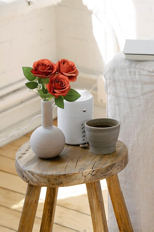 Artificial Rose Flower Artificial Flowers Flower with Long Stem Silk Roses Bouquet for Wedding Bridal Shower Party Home Decoration (Burnt Orange, 12 Pcs)