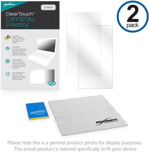 BoxWave Screen Protector | ClearTouch Crystal Privacy for Monster Vision System - 2-Pack Flexible Film