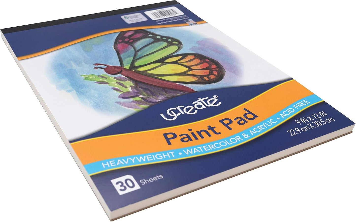 UCreate Art Paper Set - 4 Pads of White Drawing & Sketch Paper | 9" x 12" for Markers & Paint