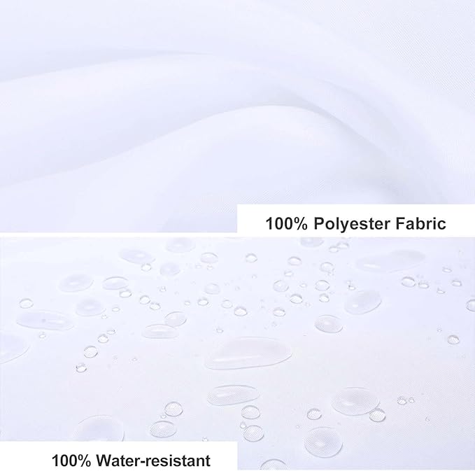 Mid Century Modern Shower Curtain, Geometric Atomic Abstract Iconic Pattern 1950s 1960s Retro Style Art Pastel Waterproof Fabric Bathroom Shower Curtain Set with Hooks,72"x72" Inch