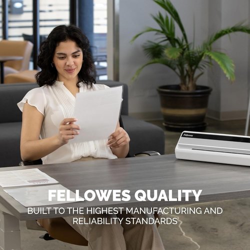 Fellowes Saturn 125 Thermal Laminator - Fast Warm-Up, Jam-Free Design | 12.5 Inch with Starter Kit