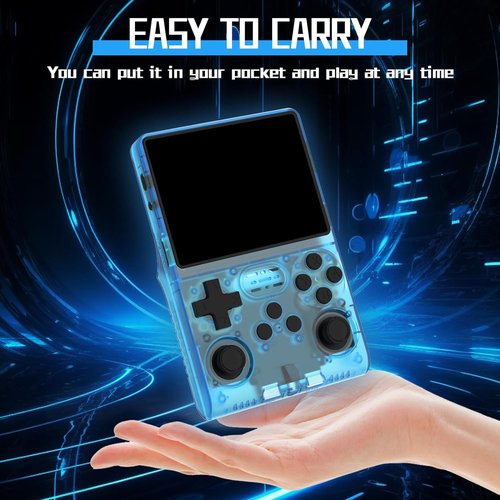 RegiisJoy Handheld Game Console - 30000 Games in 1 | 3.5-Inch IPS Screen, 256GB TF Card, Portable Arcade