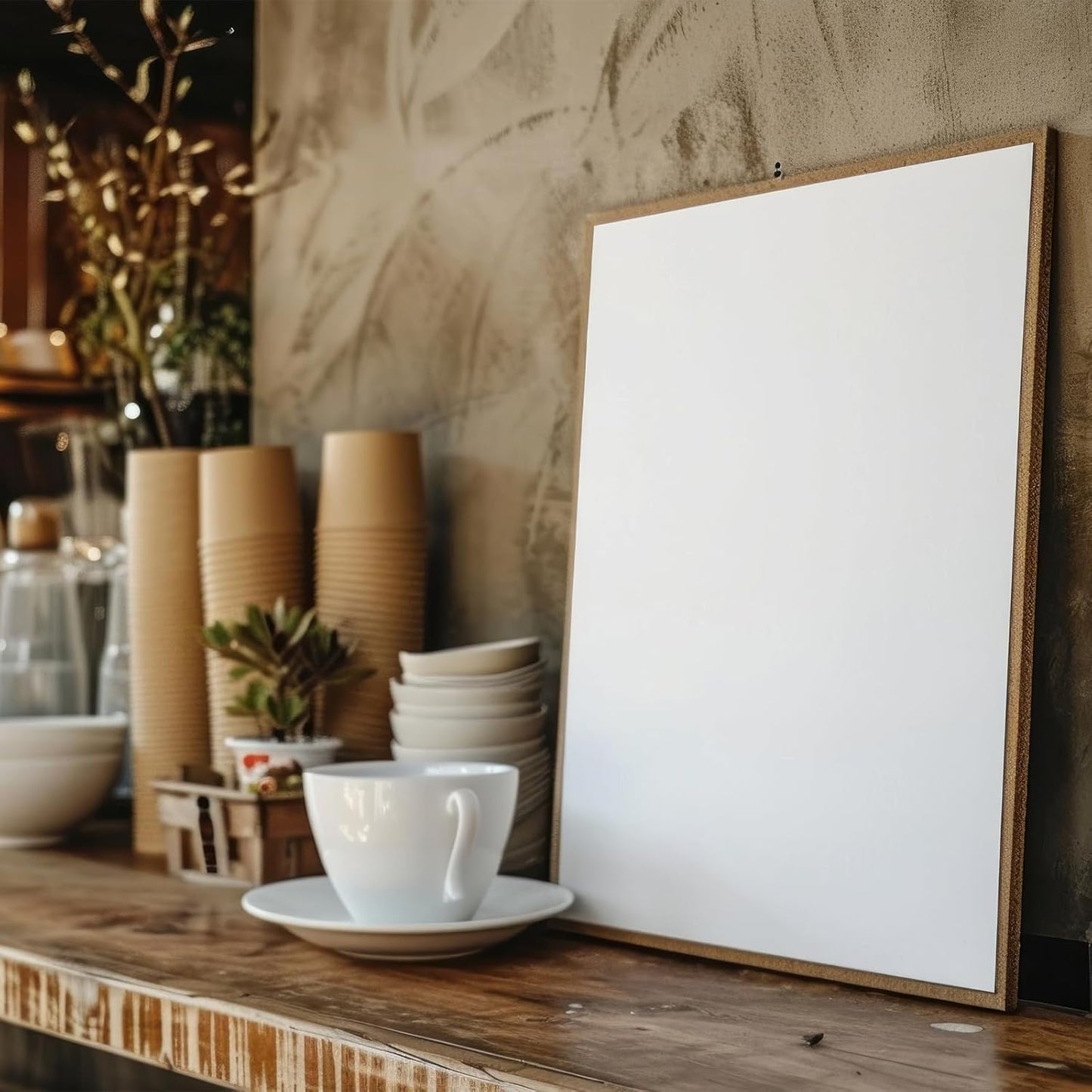 White Poster Boards - 50 Sheets of Heavyweight 300GSM Paper | 11"x14" for Art Displays & School Projects