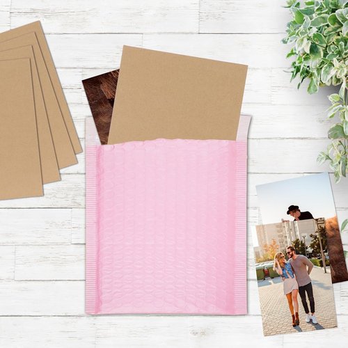 RLAVBL 50 Pack Corrugated Cardboard Sheets - 8.5x11 Flat Inserts for Shipping, Mailing & Crafts