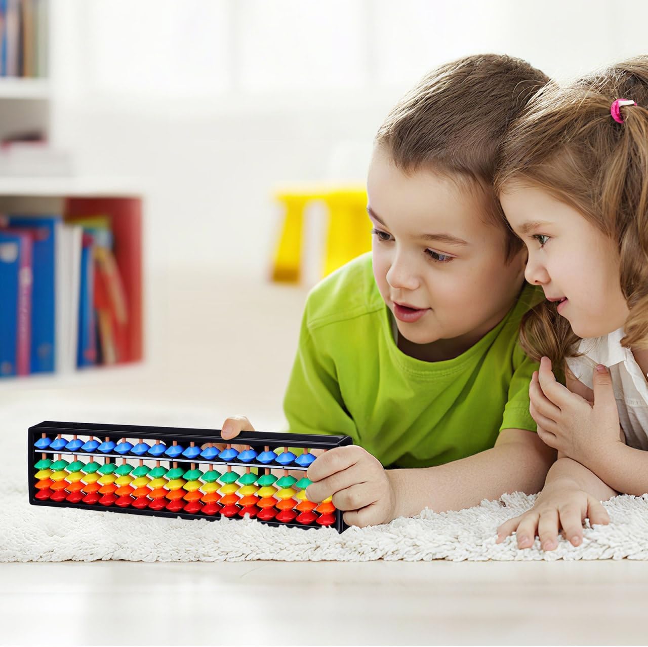 Toddmomy Abacus Soroban - 17-Digit Plastic Beads Math Learning Tool for Kids & Adults
