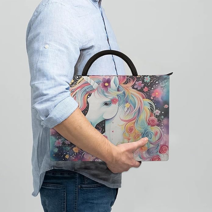 Hsnar 15.6 Laptop Case Briefcase Handbag with Accessory Pocket Slim Laptop Bag Laptop Sleeve