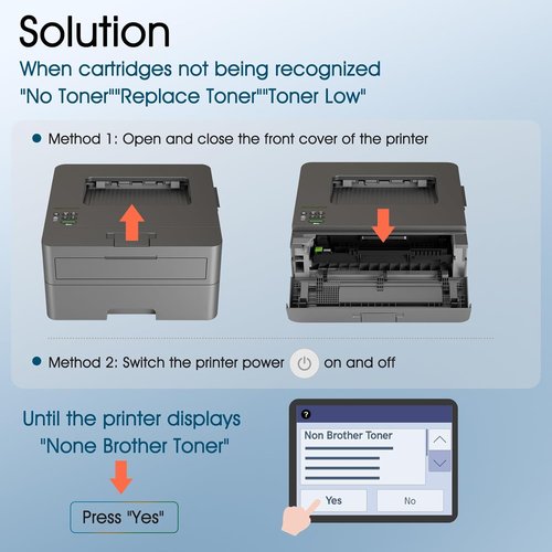 Brother TN-830XL Toner Cartridge - High Yield Black Replacement for DCP-L2640DW & MFC-L2820DW | 4 Pack