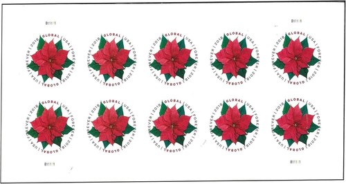Global Forever U.S. Postage Stamps - Sheet of 10 High-Quality Stamps for All Your Mailing Needs