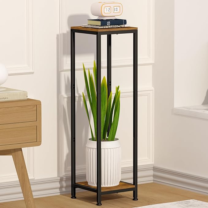 Lilybud--lily Plant Stand Indoor, 41'' Extra Tall Wood Plant Stands Heavy Duty Pedestal Stand for Indoor Outdoor, Modern Corner Flower Stand for Patio, Living Room, Balcony