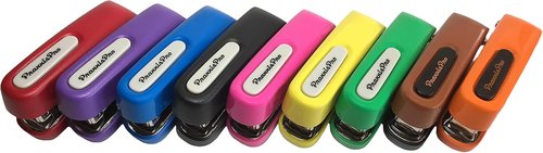 Praxxis Pro Mini Stapler - Durable, Compact Aria-Plus Design for Office & Travel Use | Red Color