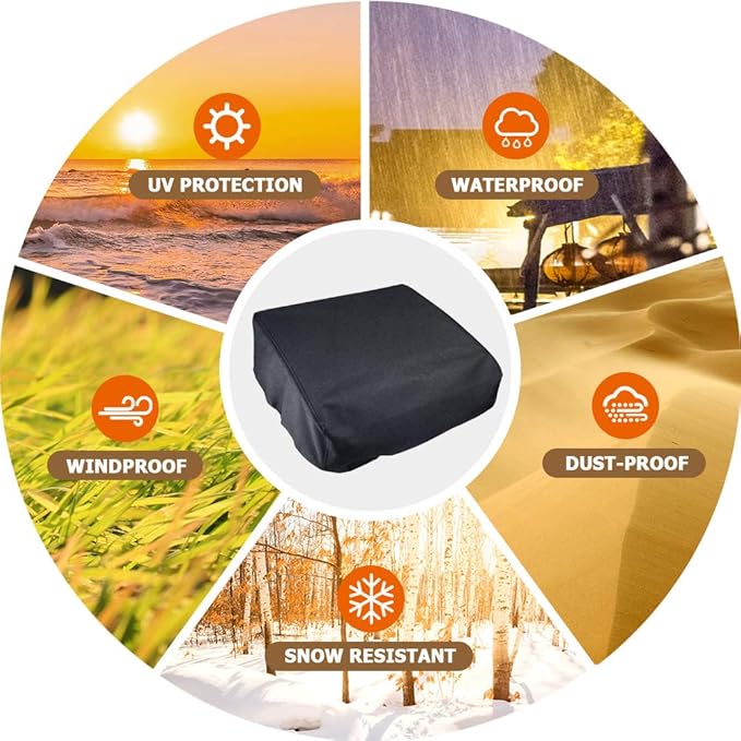 iCOVER 17 inch Griddle Cover- Heavy Duty Waterproof 600D Polyester Canvas Table Top Griddles Covers Designed for Blackstone