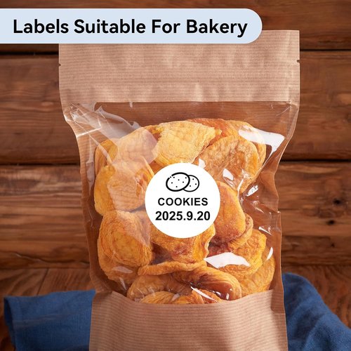 M110 Label | 1.96" x 1.96" Multi-Purpose Adhesive Thermal Labels | 140 Labels/Roll, Black on White