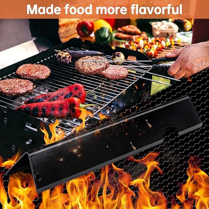 LPTNFRTN Porcelain-Enameled Grill Flavorizer Bar BBQ Gas Grill Replacement Parts for Weber Genesis II 300 Series E-310 E-315 E-330 E-335 S-310 S-335