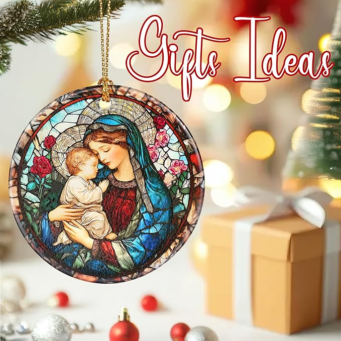 Religious Christmas Ornaments, Christian Ornament, Christmas Tree Decorations, Holiday Decorations, Holiday Ornaments, Religious Gifts, Christian Gift, Holiday Party Gifts, and Xmas Gift Ideas