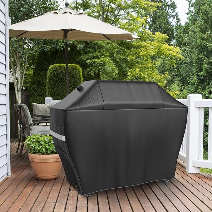 Utheer Grill Cover for Ninja FlexFlame PG300/PG301 – 55" L x 23" W x 47" H BBQ Cover, Waterproof 600D Oxford, UV & Wind Resistant, Fits Ninja PG300 Series Grill XSKPGCVR